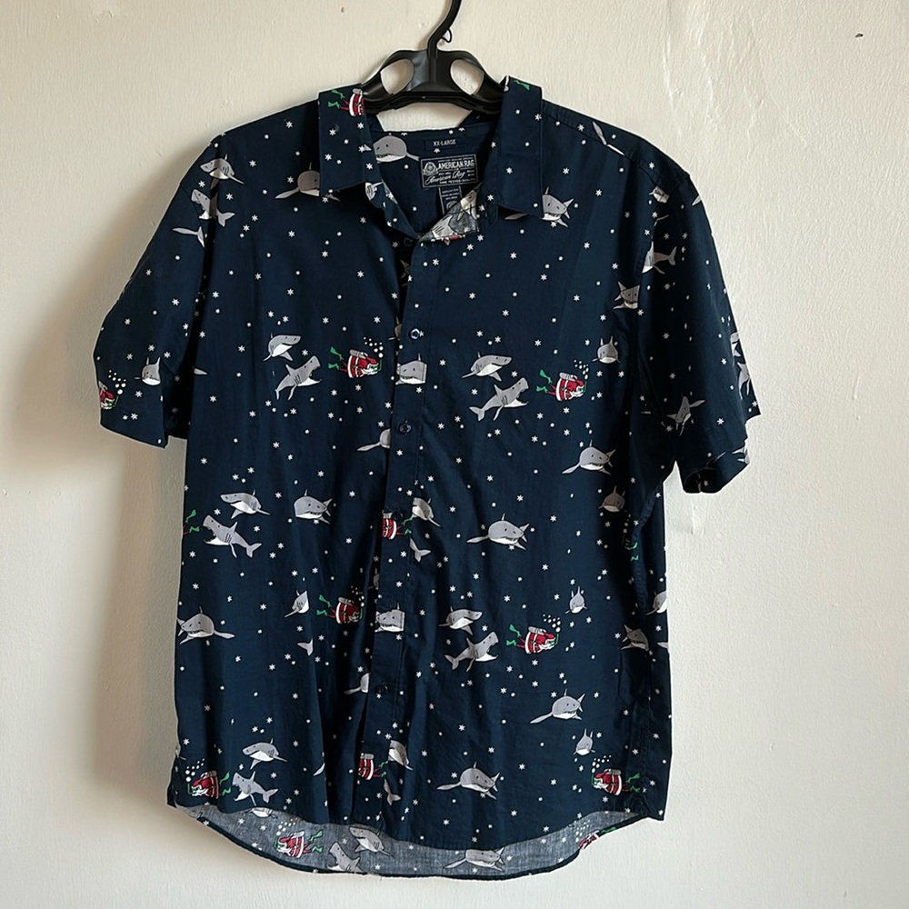 Fun Christmas Button Down